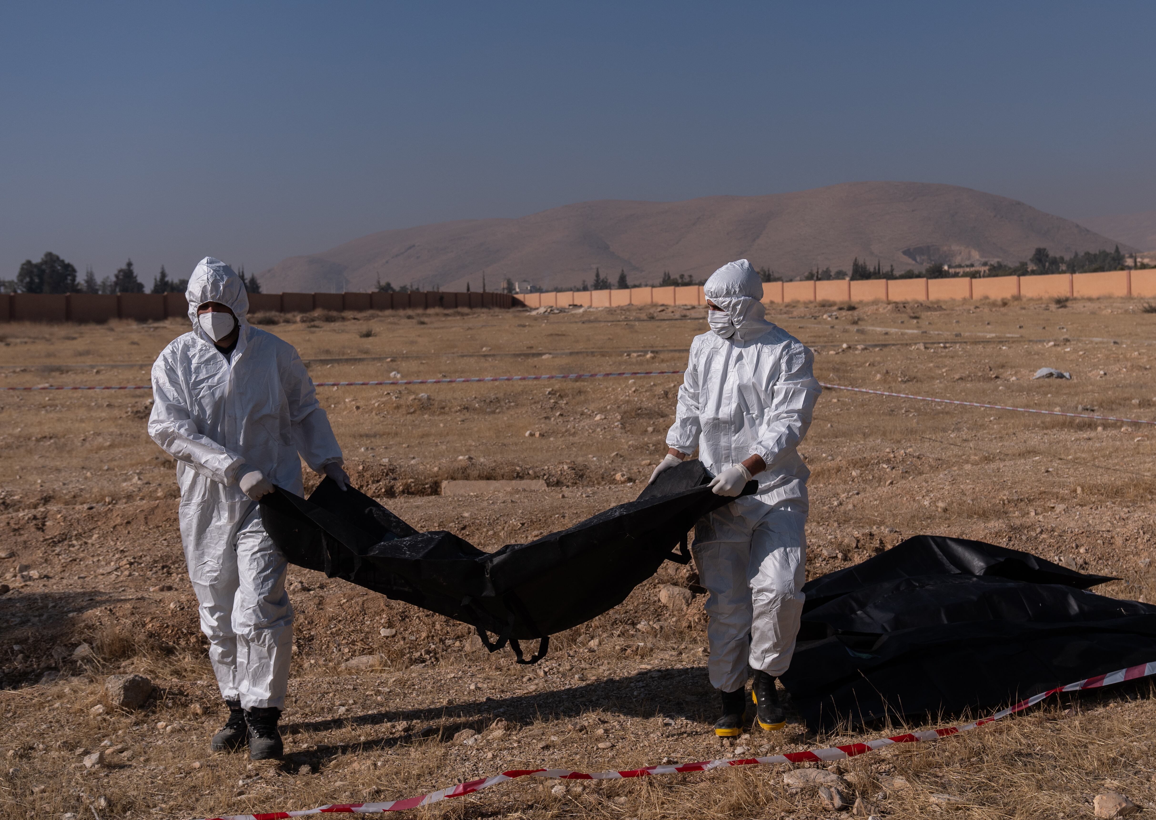 Cascos Blancos en SIRIA. FOTO: Emin Sansar/Anadolu via Getty Images