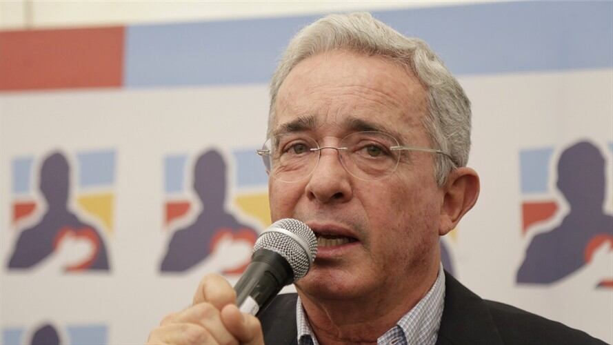 Expresidente de Colombia Álvaro Uribe Vélez. Foto: Colprensa - Álvaro Tavera