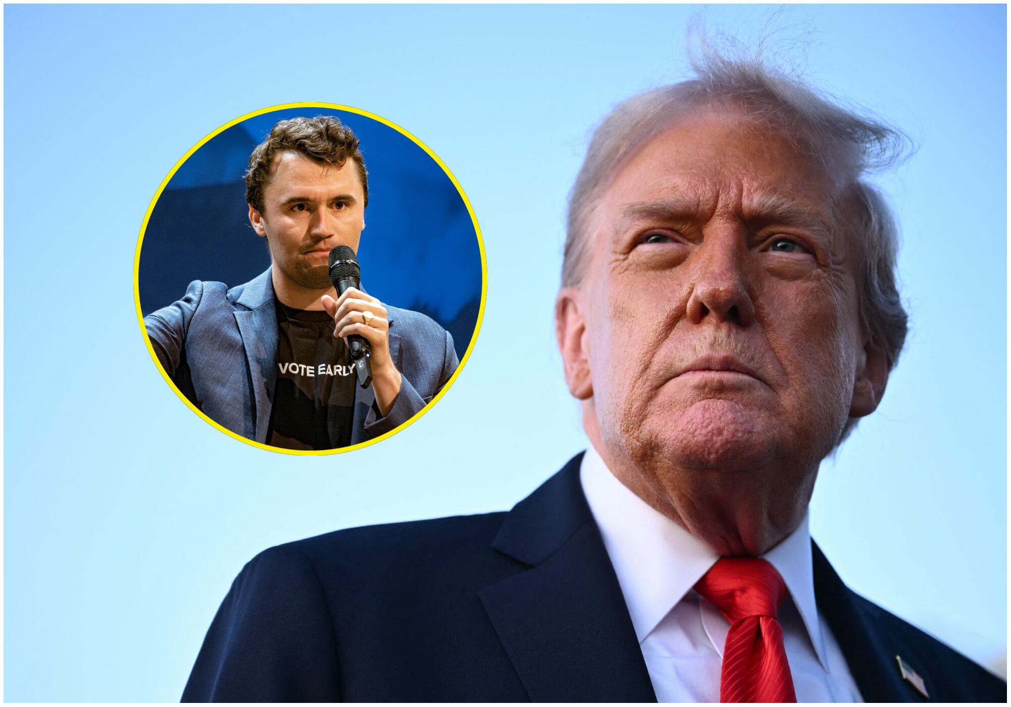 Trump aseguró que hay “grandes avances” para encontrar al asesino de Charlie Kirk. Foto: Getty Images.