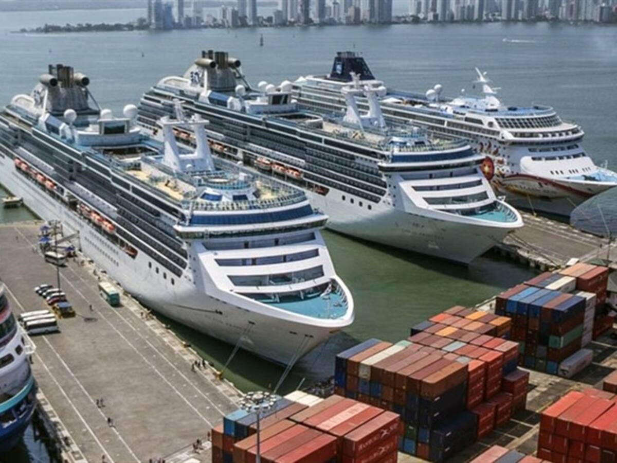 Cartagena recibe seis cruceros en un día, un hito en la historia turística de Colombia