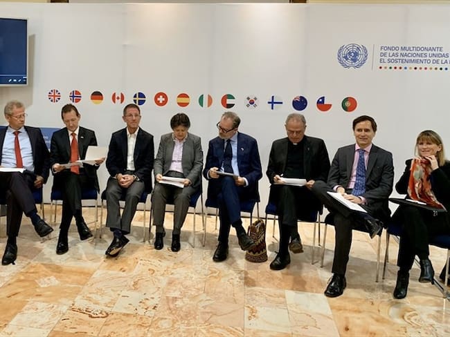 Integrantes del Comité Directivo del Fondo Multidonante de la ONU para el Sostenimiento de la Paz anunciaron un nuevo aporte de USD 24,5 millones para el 2020. Foto: