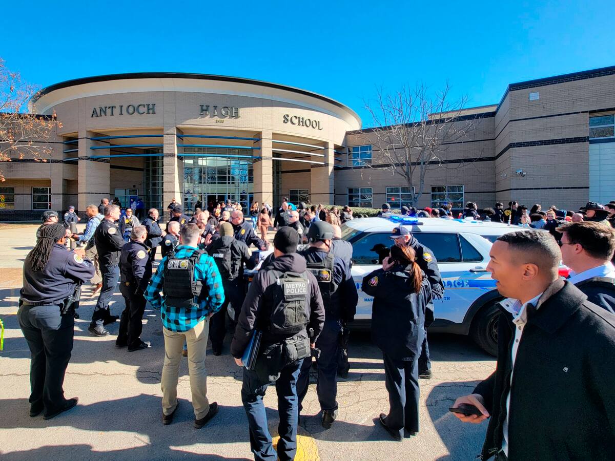 Tres heridos, incluido el agresor, en un tiroteo en un instituto en Nashville, Estados Unidos