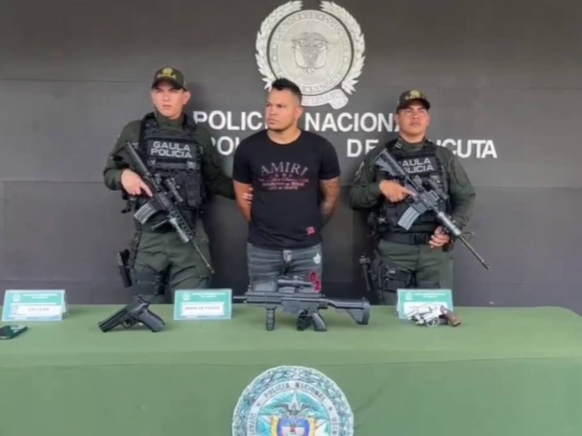 Capturan a extorsionista del Tren de Aragua en Cúcuta