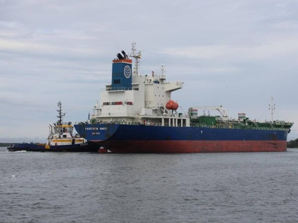 Buque de gran calado llega a Tumaco