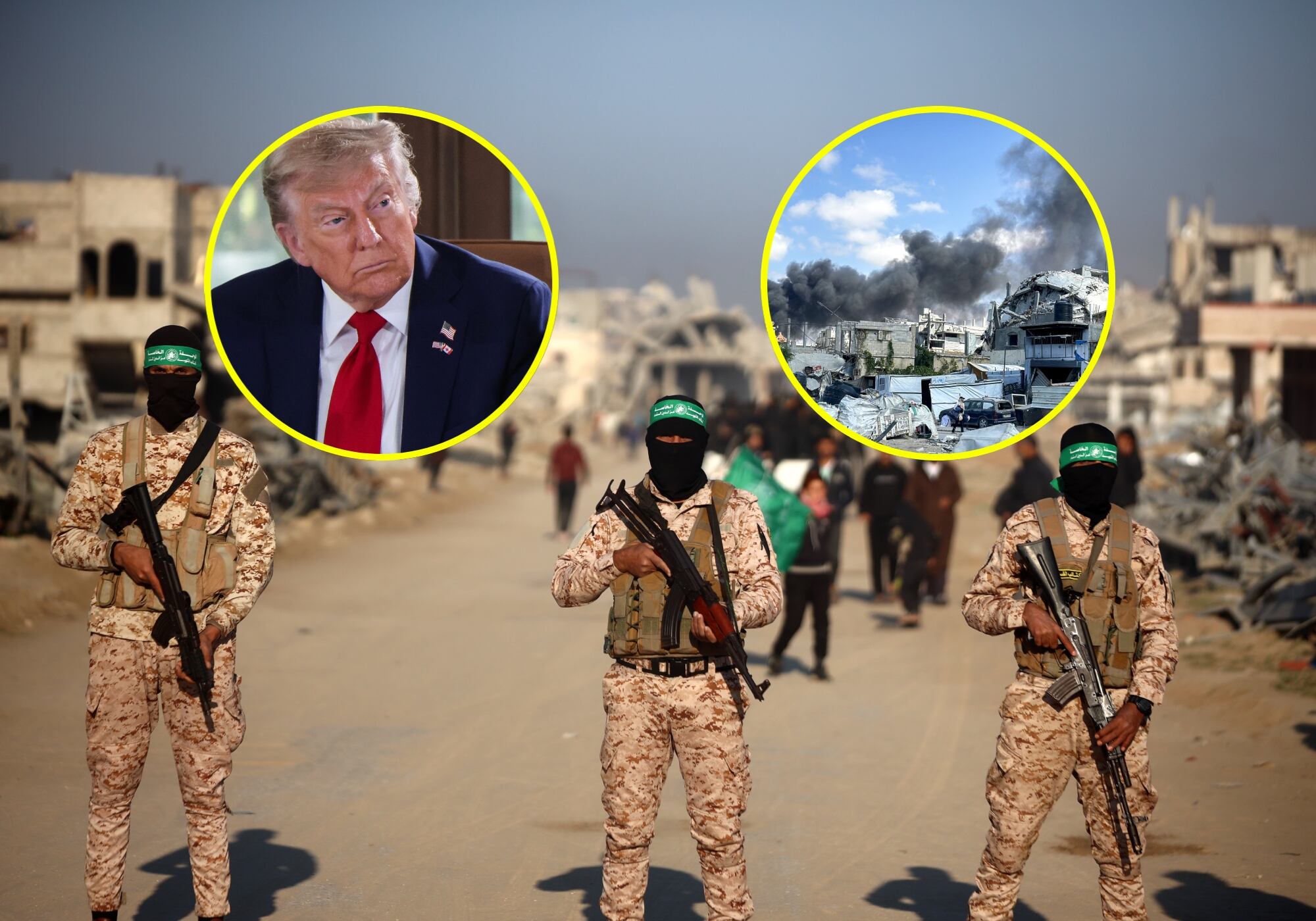 Hamás anunciará “pronto” su respuesta al plan de Trump para poner fin a la guerra en Gaza. Foto: Getty Images.