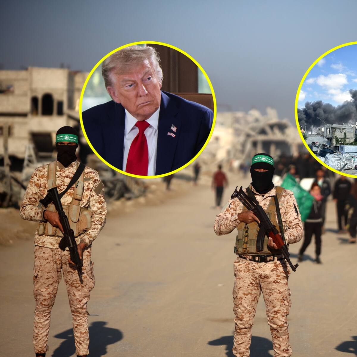 Trump amenazó a Hamás con la “aniquilación total” si no cede el control de Gaza, según CNN