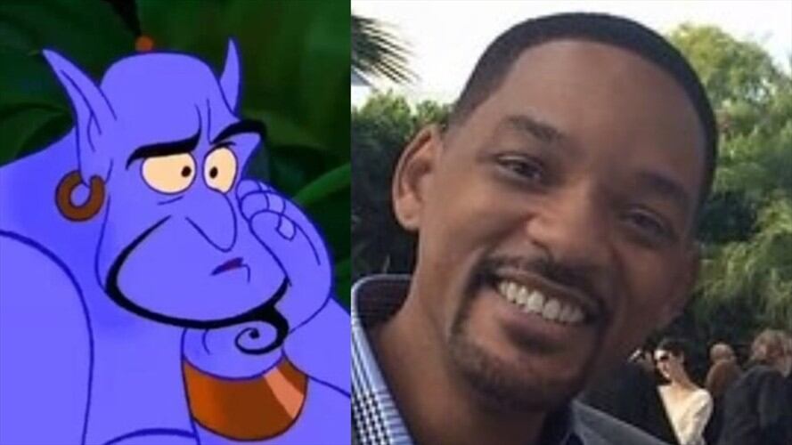 Smith dará vida al genio azul de la lámpara de Aladdin. Foto: La W con fotos de Colprensa.