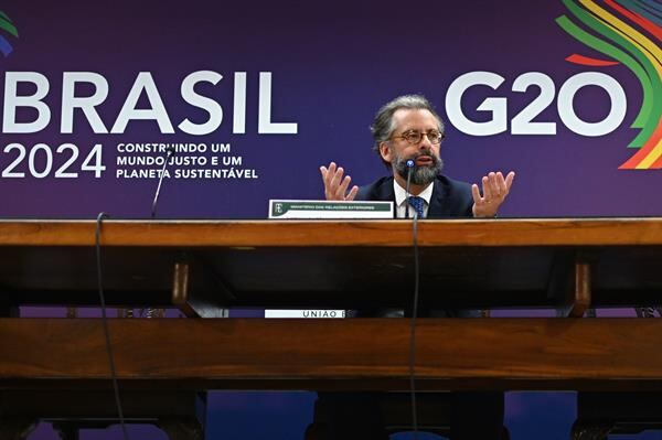 Jefe de la cancillería para el G20, Mauricio Lyrio. Foto: Getty Images.
