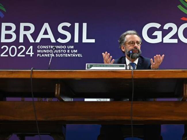 Jefe de la cancillería para el G20, Mauricio Lyrio. Foto: Getty Images.