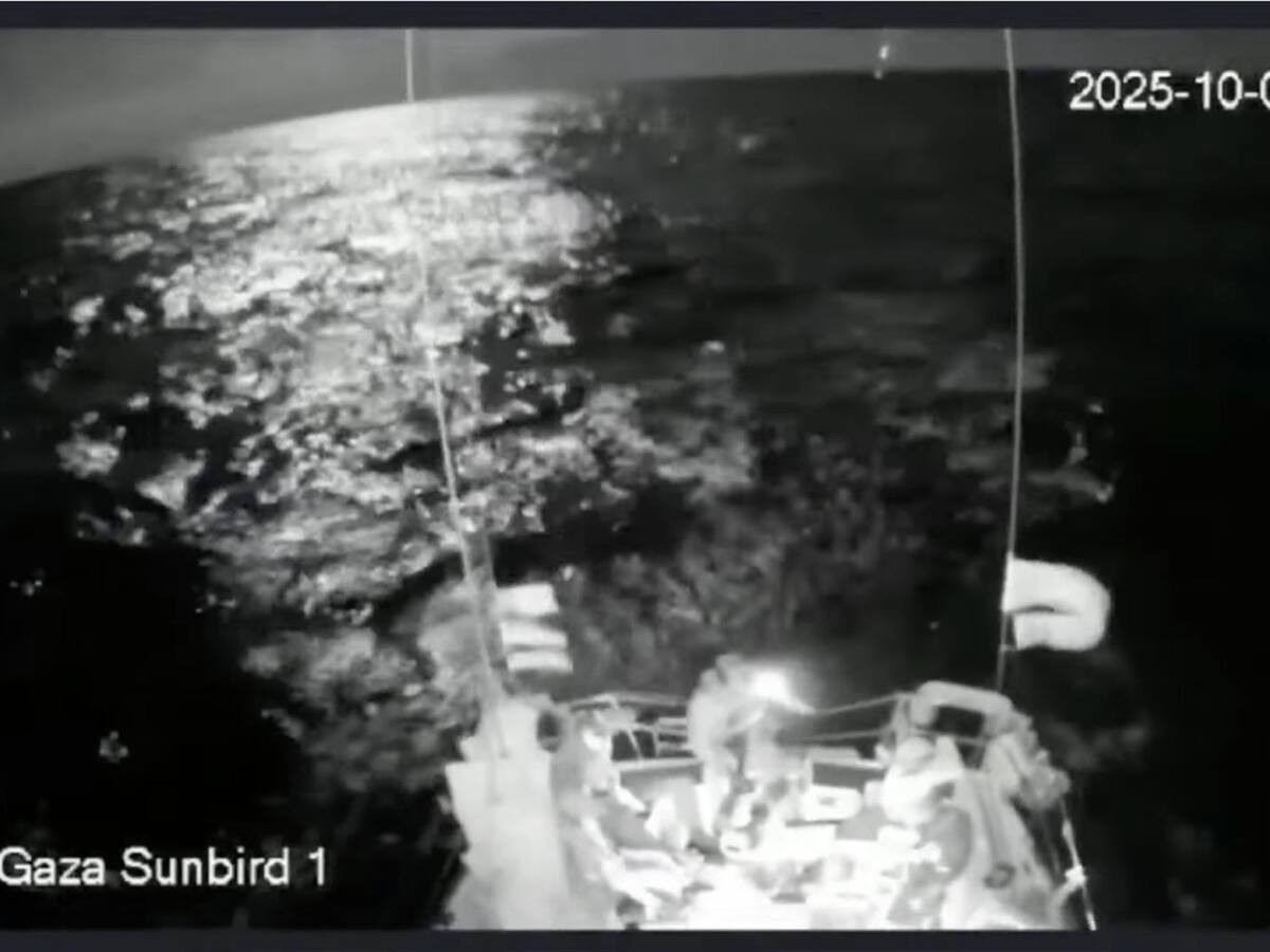 Los nueve barcos de la otra flotilla que navegaban a Gaza fueron interceptados por Israel