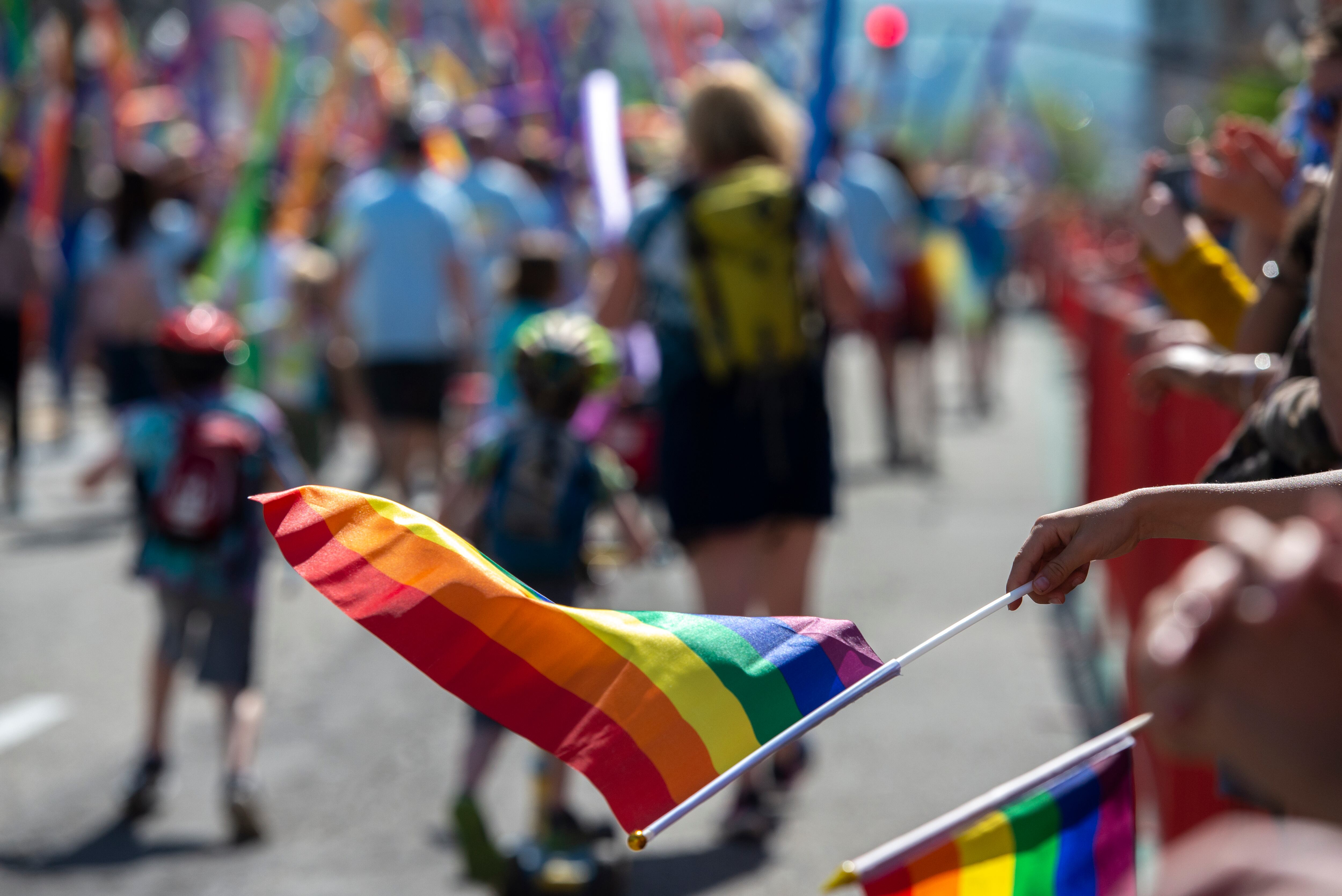 Imagen de referencia de las manifestaciones de orgullo gay en Estados Unidos. Foto: Getty Images.