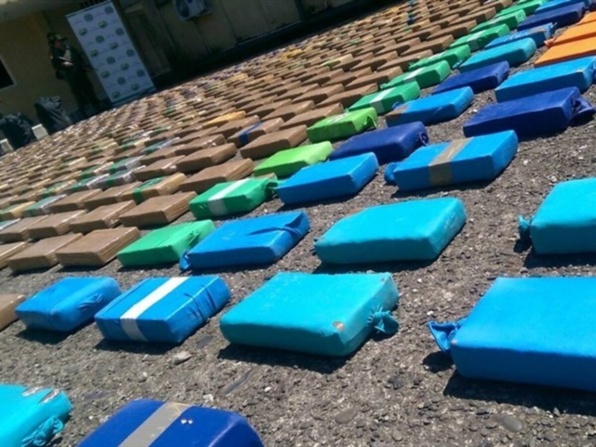 Incautan seis toneladas de coca colombiana en El Salvador