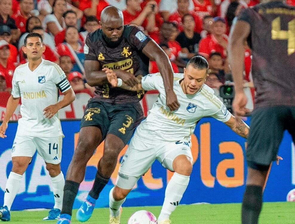 América vs. Millonarios. Foto: Twitter Millonarios.