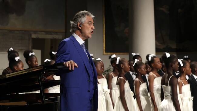 El cantante Andrea Bocelli. Foto: Associated Press - AP