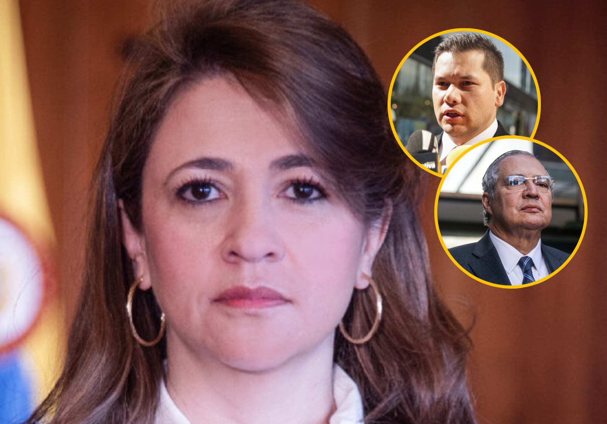 Magistrada Cristina Lombana, Andrés Calle e Iván Name. Fotos: Corte Suprema de Justicia / (Colprensa - Catalina Olaya) / (Colprensa - Catalina Olaya)