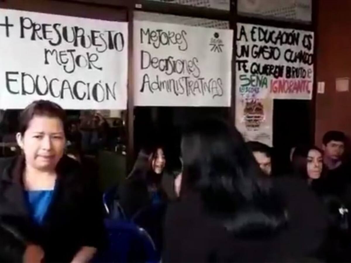 Estudiantes del Sena en Tunja levantan asamblea permanente