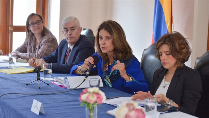 La vicepresidenta Marta Lucía Ramírez aseguró que el aumento del desempleo en el país es consecuencia de las dinámicas internacionales. Foto: Presidencia de la República