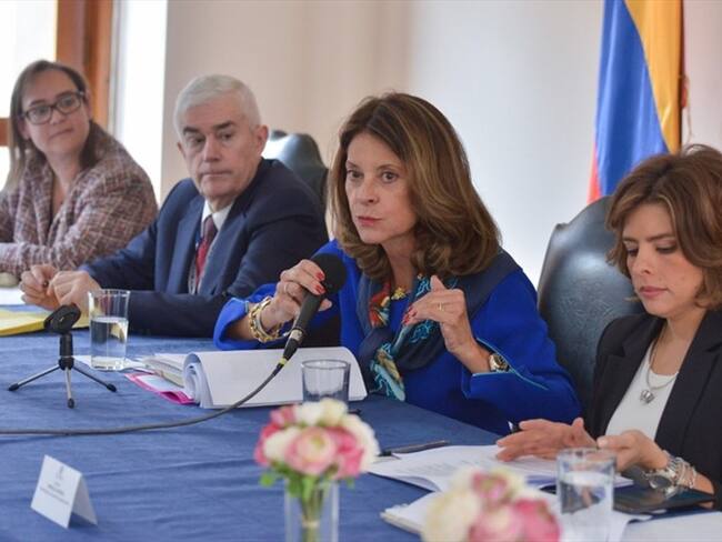 La vicepresidenta Marta Lucía Ramírez aseguró que el aumento del desempleo en el país es consecuencia de las dinámicas internacionales. Foto: Presidencia de la República