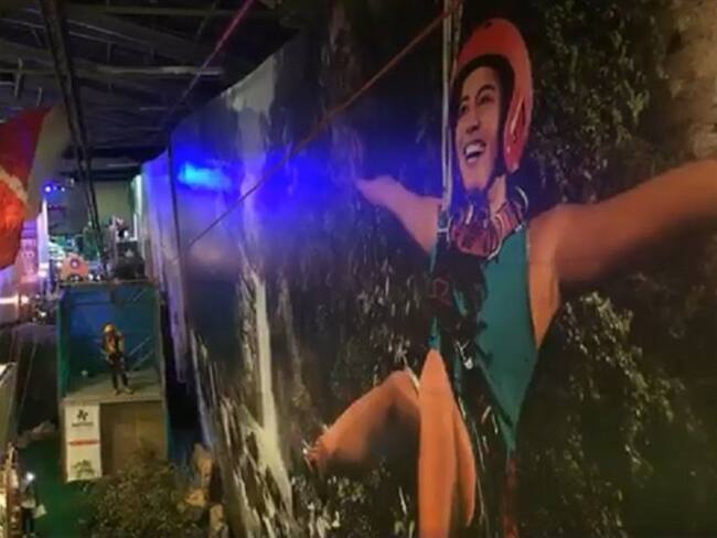 Escenario de canopy en ExpoCundinamarca. Foto: