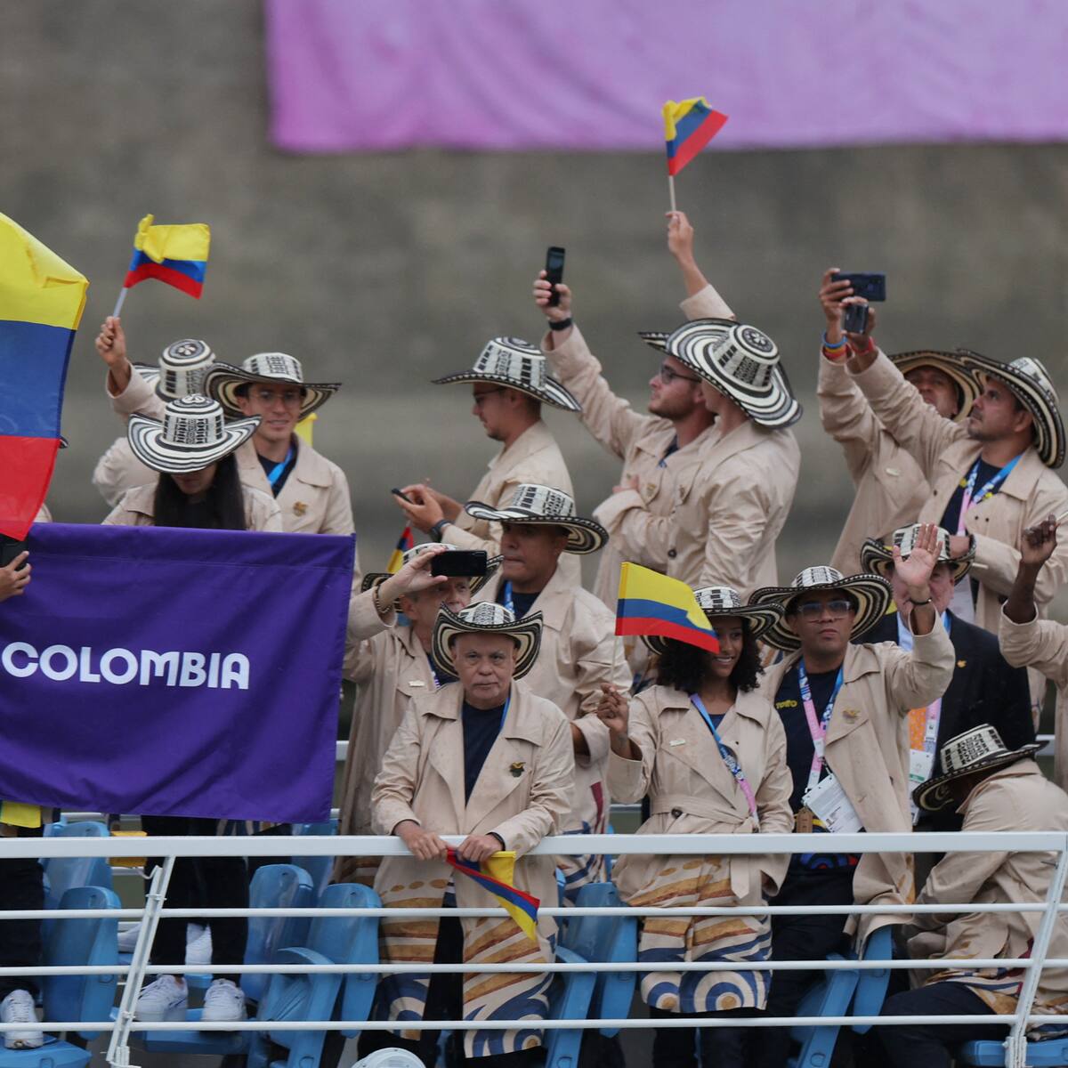 VIDEO: Así fue el paso de la delegación colombiana en los Juegos Olímpicos París 2024