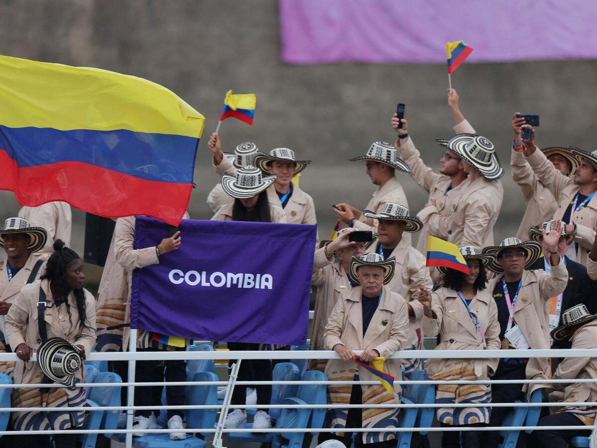VIDEO: Así fue el paso de la delegación colombiana en los Juegos Olímpicos París 2024