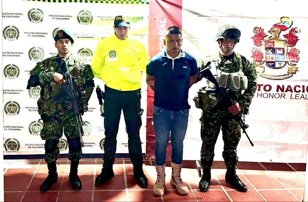 Capturan al responsable de asonadas contra la fuerza pública en el Cauca. Foto: Suministrada.