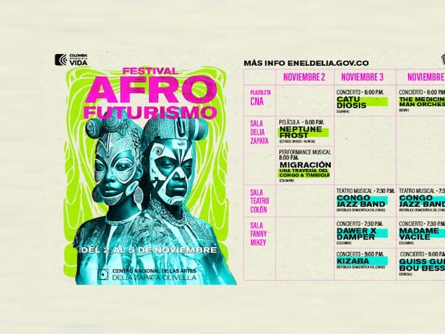 ¡No se lo pierdan! Llegó el Festival Afrofuturismo con música de África y Colombia