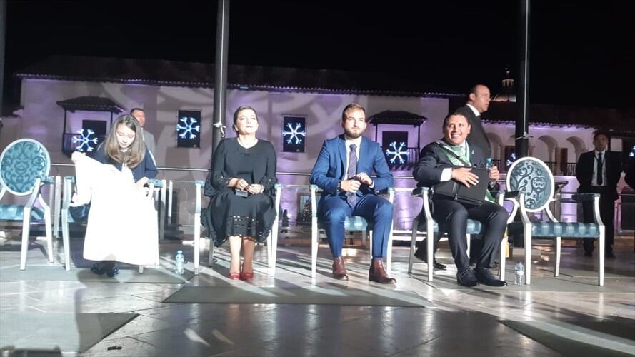 Fúneme en su discurso agradeció a los partidos Conservador y Liberal por creer en su proyecto político. Foto: La W