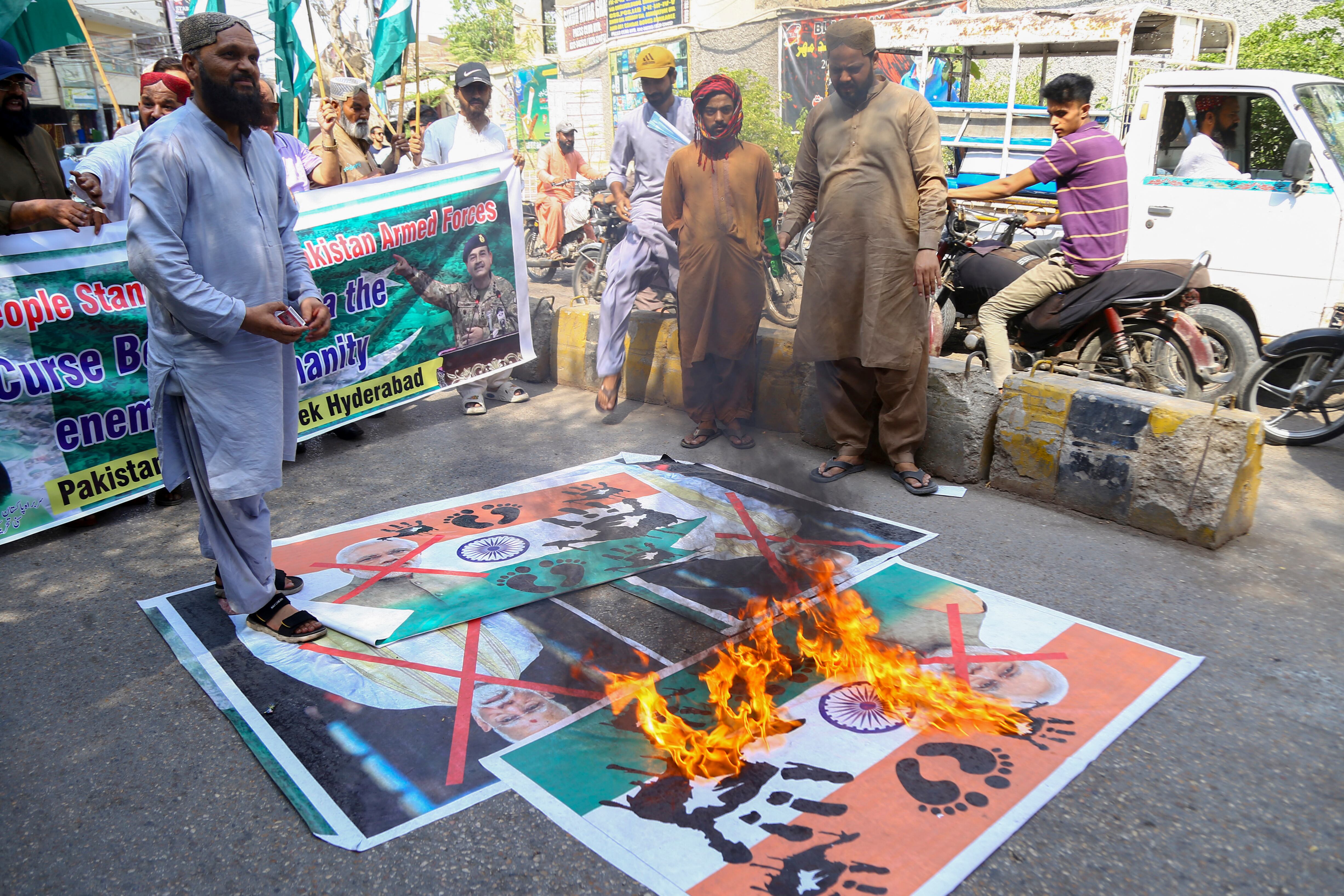 Crisis entre India y Pakistán. Foto: JAN ALI LAGHARI/Middle East Images/AFP via Getty Images,