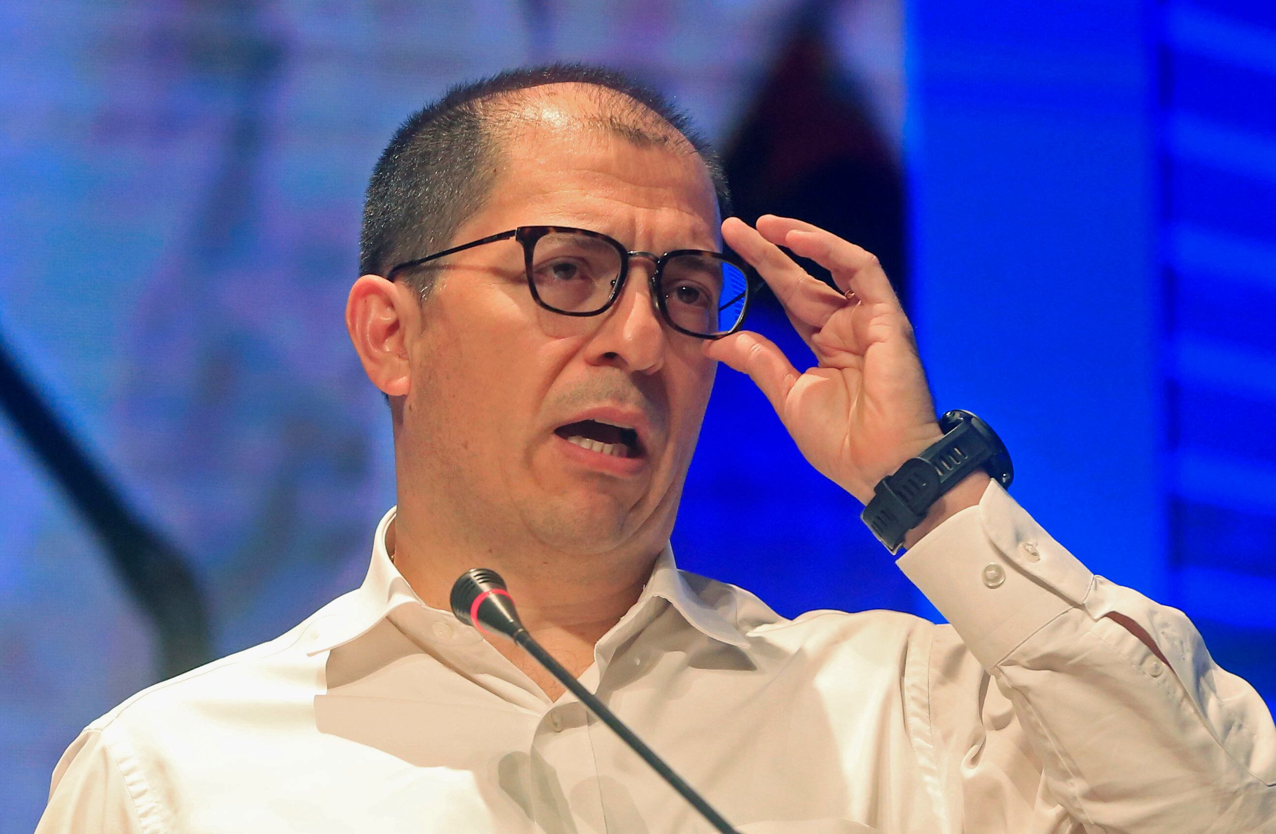 El fiscal general de Colombia, Francisco Barbosa. Foro: EFE/Ricardo Maldonado Rozo.