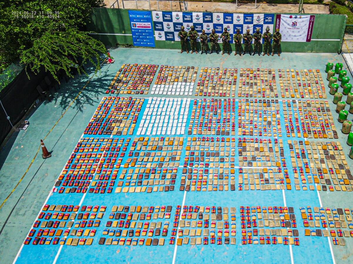 Hallan cargamento de droga avaluado en $3.000 millones en el Atlántico