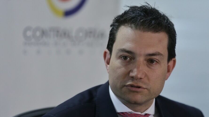 Contralor Carlos Felipe Córdoba . Foto: Colprensa - Sofía Toscano