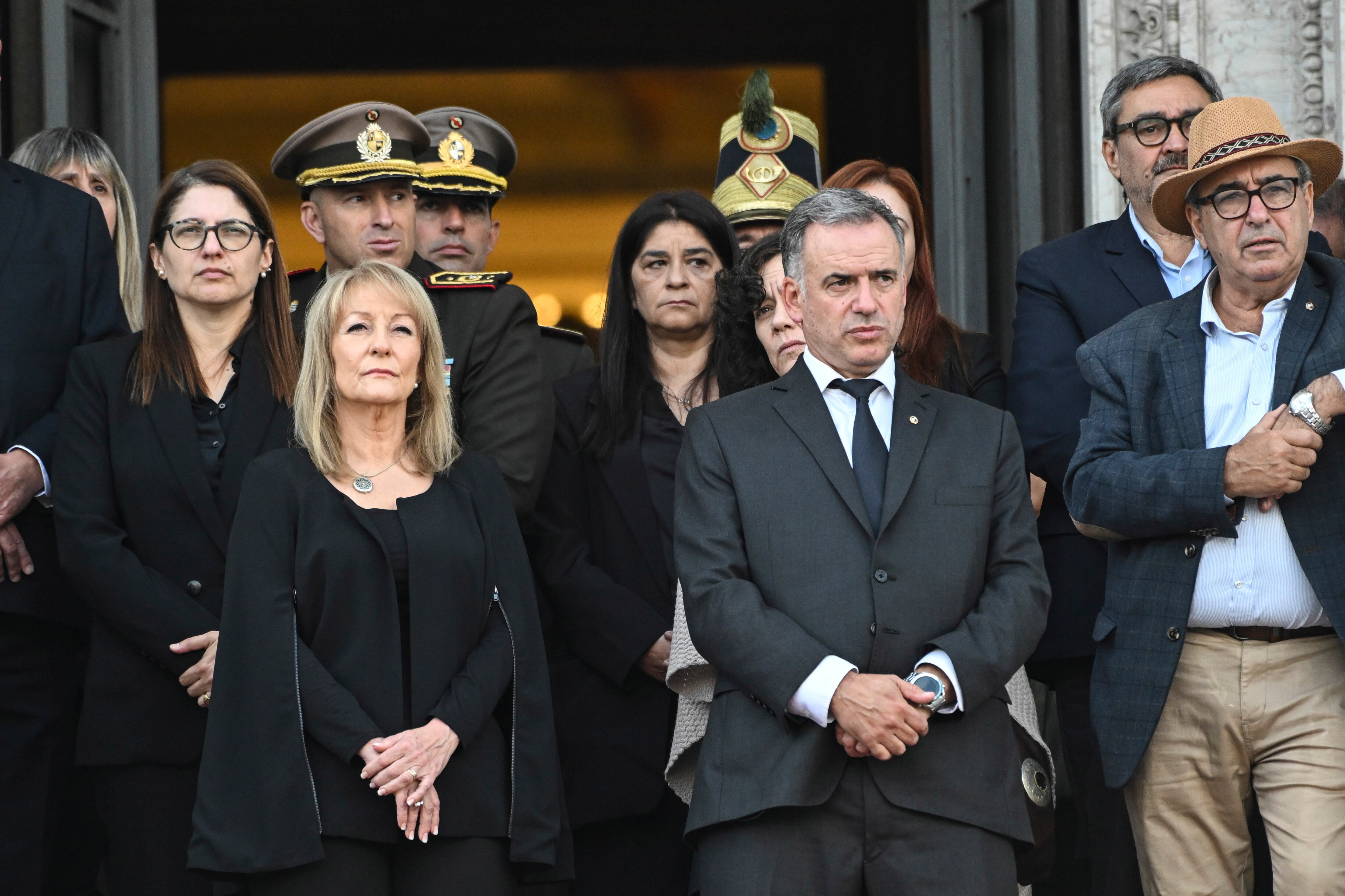Yamandu Orsi en funeral de 'Pepe' Mújica. Foto: Guillermo Legaria/Getty Images)