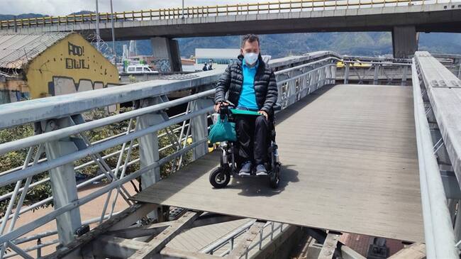 “Mao sobre ruedas” manifestó en Sigue La W que se debe hacer visible lo invisible. . Foto: Twitter: @MaoNandito