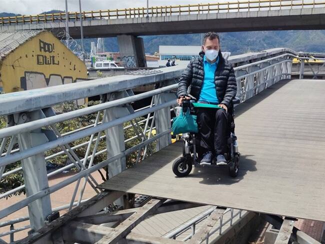 “Mao sobre ruedas” manifestó en Sigue La W que se debe hacer visible lo invisible. . Foto: Twitter: @MaoNandito