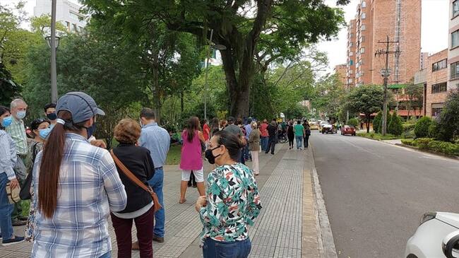 Vacunación contra el COVID-19 en Bucaramanga. Foto: Cortesía Melissa Múnera