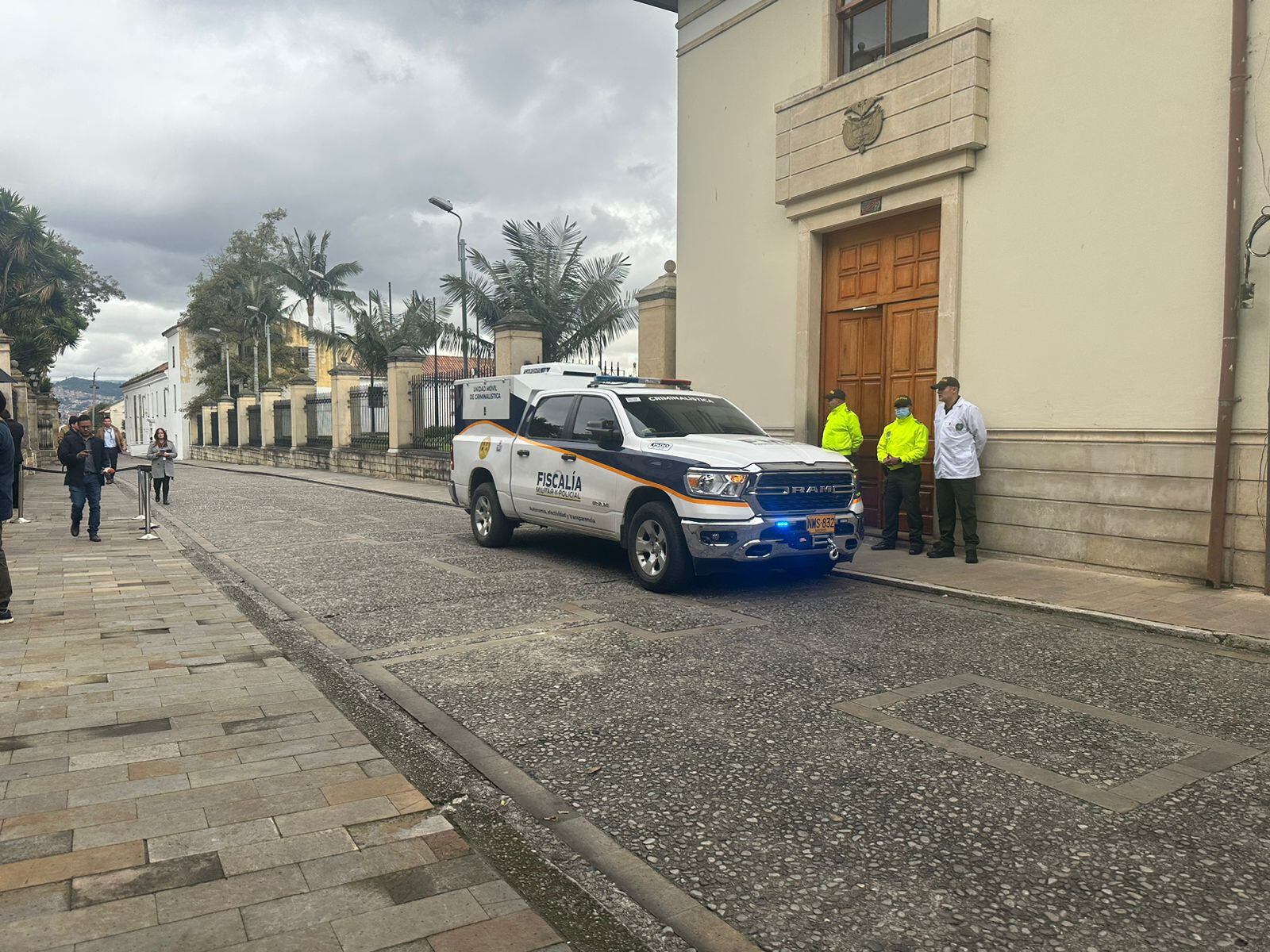 Inspección judicial a Casa de Nariño. Foto: W Radio