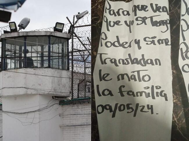 La Modelo y panfleto amenazante