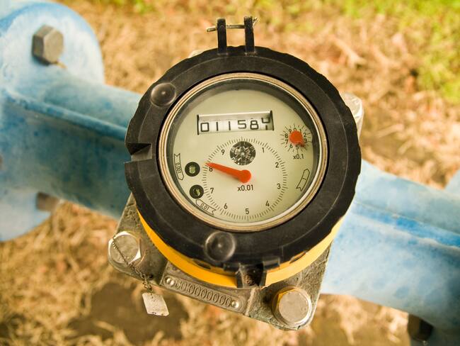 Imagen de referencia de medidor de agua. Foto: Getty Images.