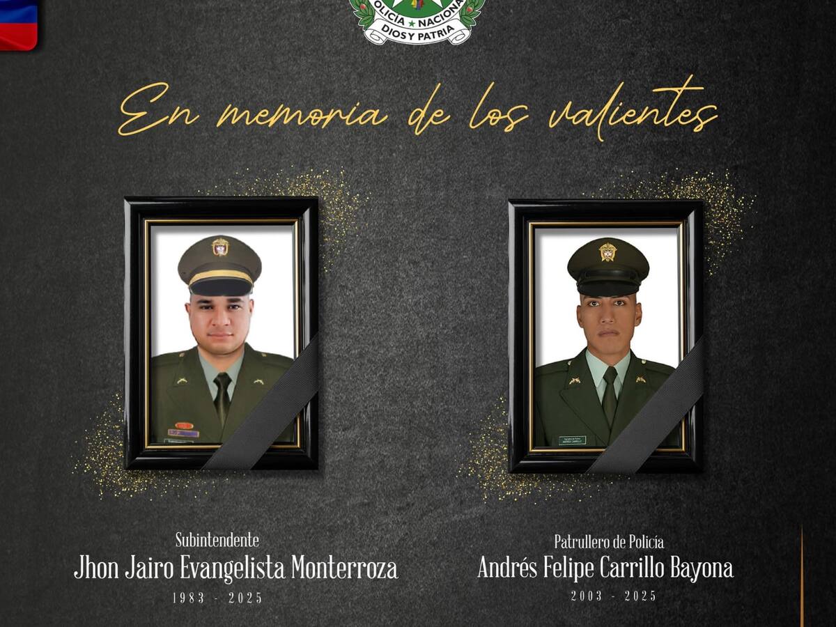 Recompensa de $100 millones por responsables del asesinato de dos policías y un civil en Cartagena