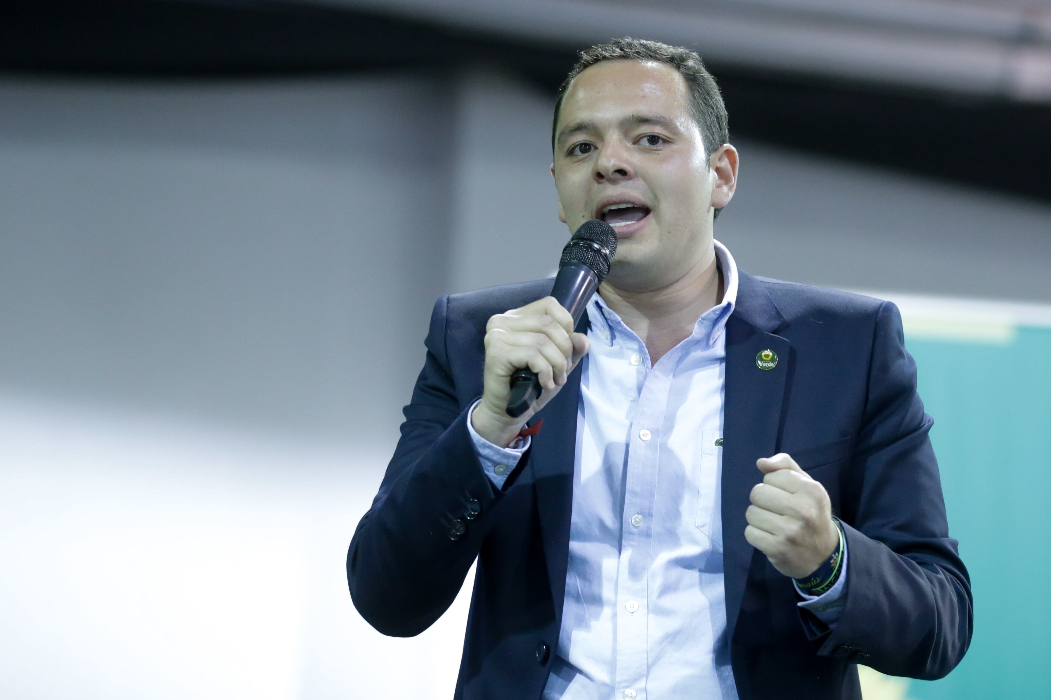 Bogota. Septiembre 16 de 2019. Carlos Mario Marín, entonces candidato a la Alcaldía de Manizales. (Colprensa - Diego Pineda)