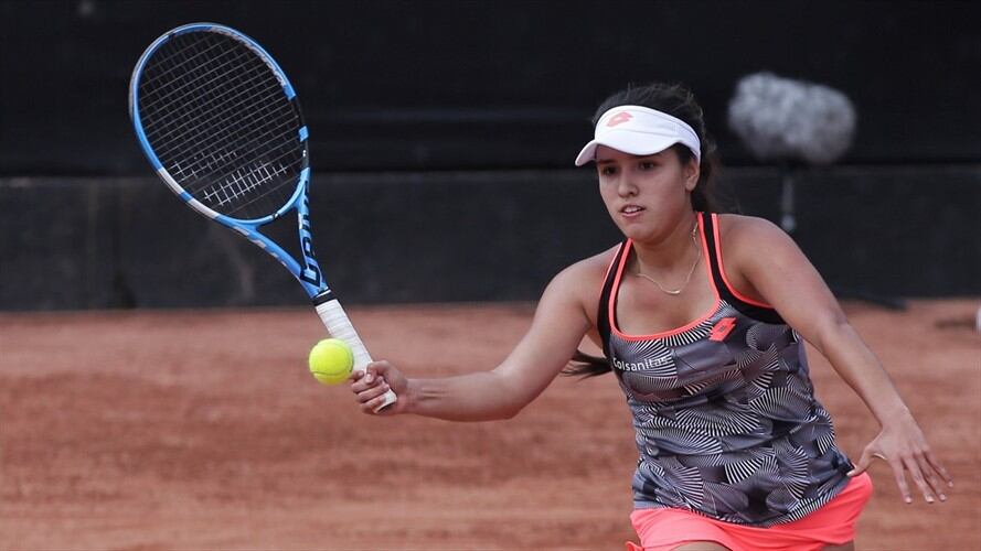 Tenista colombiana María Camila Osorio. Foto: Colprensa-Sofía Toscano