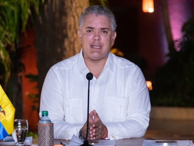 Duque dice que vacunaciones con jeringas vacías son casos aislados que están en investigación. Foto: Cortesía Presidencia