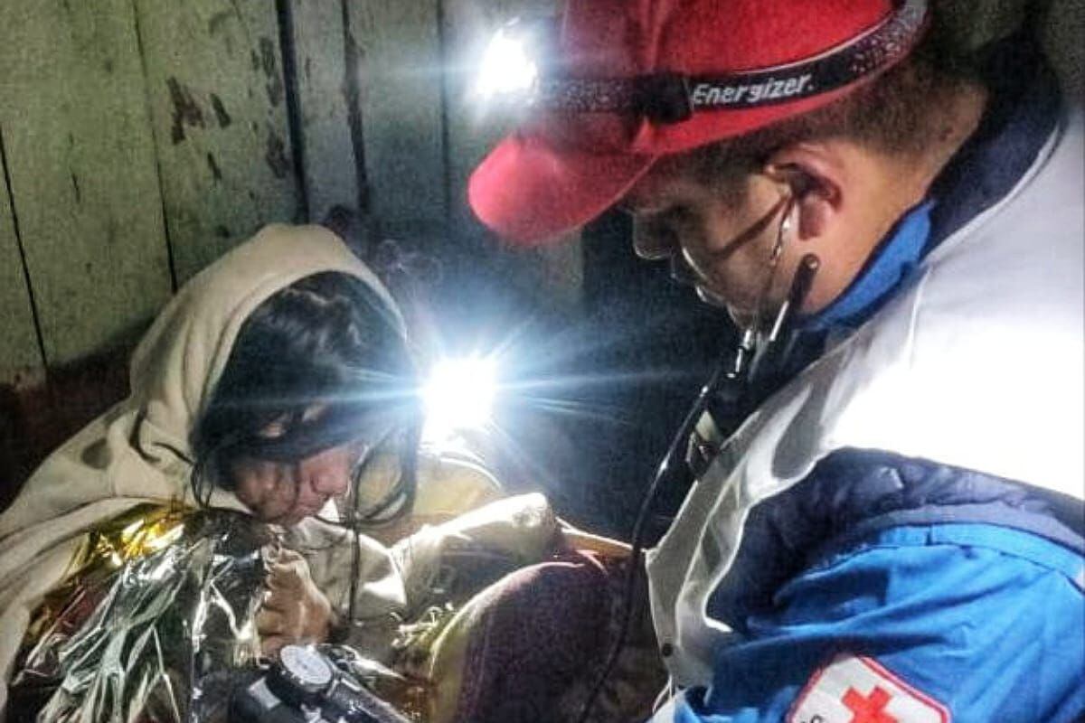 Los comuneros fueron sometidos a evaluación médica. Crédito: Cruz Roja Colombiana. 