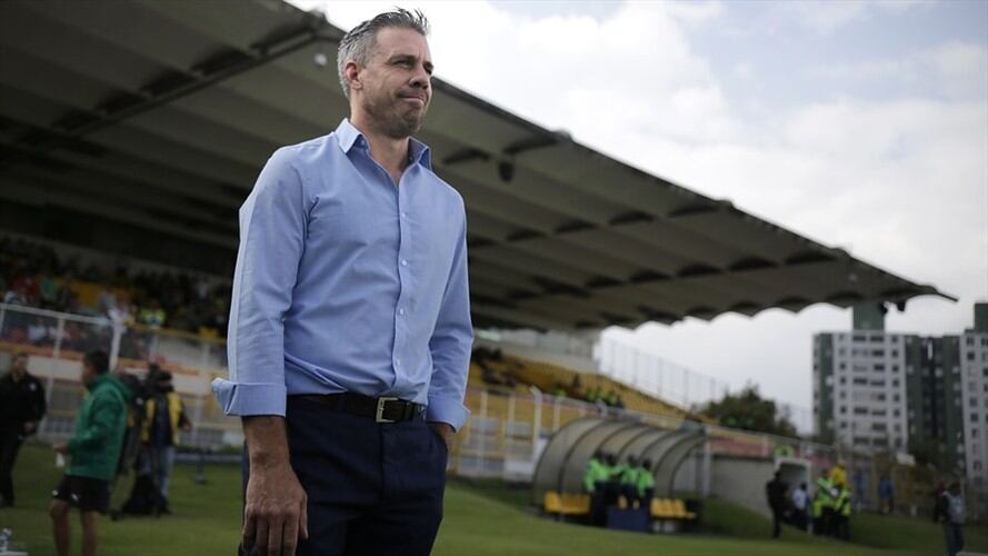Lucas Pusineri no será más el director técnico del Deportivo Cali . Foto: Colprensa