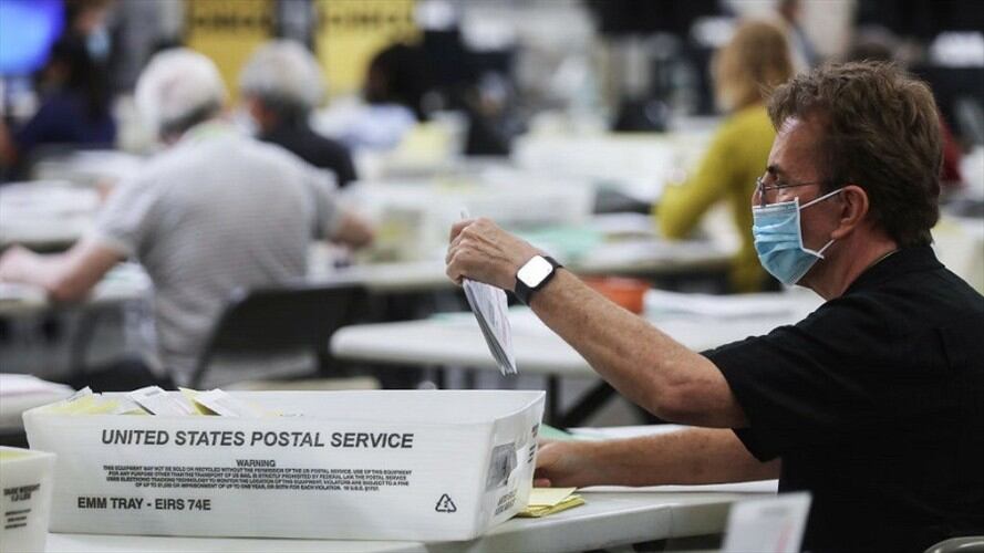 Los votos también han sido recibidos por el servicio postal. Foto: Getty Images.