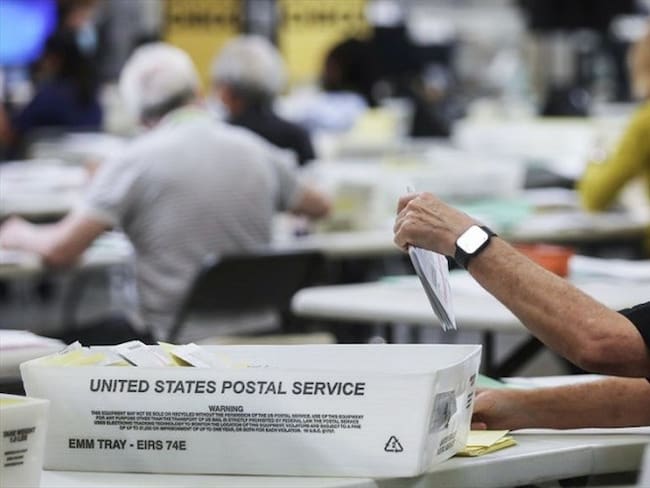 Los votos también han sido recibidos por el servicio postal. Foto: Getty Images.