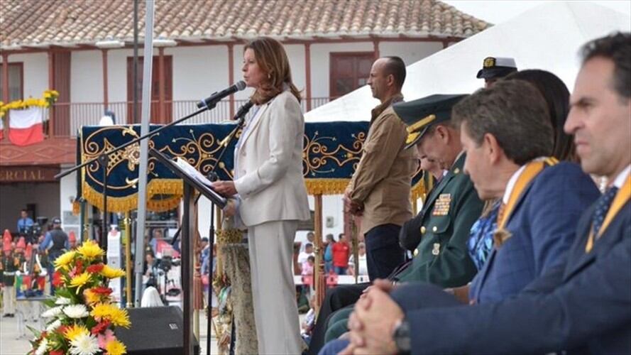 Marta Lucía Ramírez. Foto: Presidencia