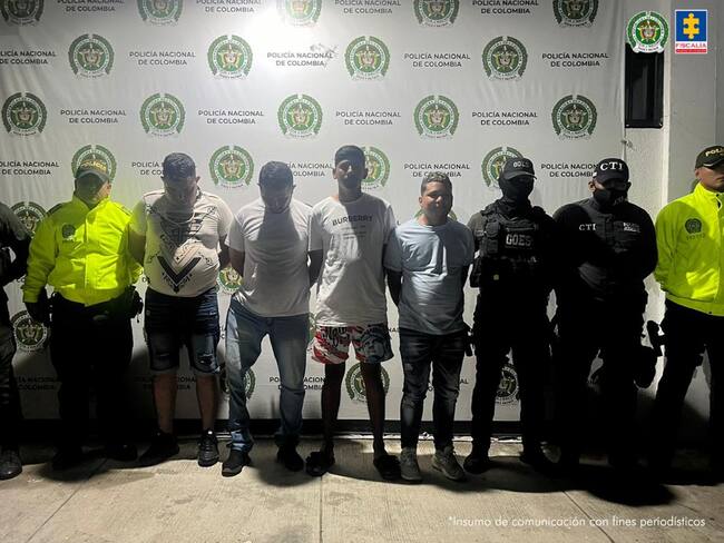 Capturados/ Fiscalía