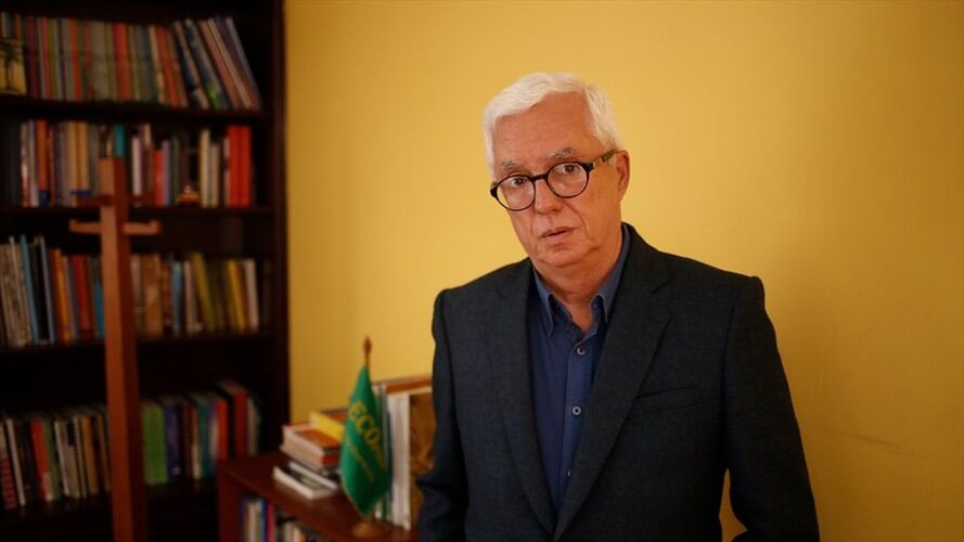 El grupo político del senador Jorge Enrique Robledo anunció la creación del partido Dignidad. Foto: Colprensa / JUAN PÁEZ